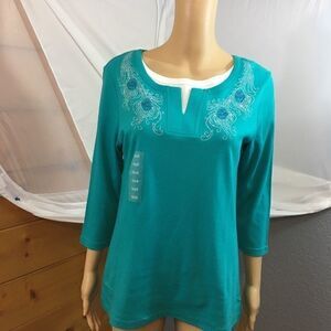 Decorated Originals Top Rhinestone NWT’